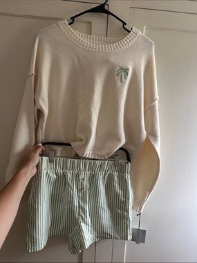 Sweater and Shorts set